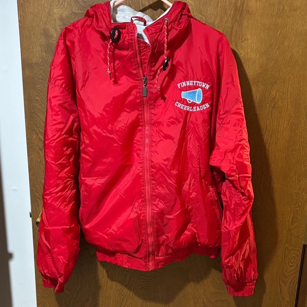 Holloway Bright Red Cheer Varsity Jacket